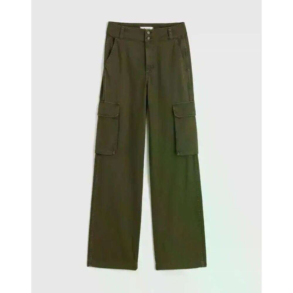 Madewell utility wide-leg trousers faded ivy cargo size 27 2025 Workwear grunge